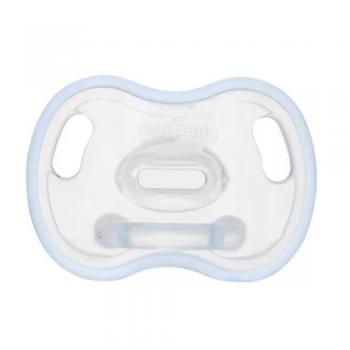 CHUPETA DE SILICONE TAMANHO 1 0-6 MESES BRANCO NEOPAN 100% SILICONE REF 4054